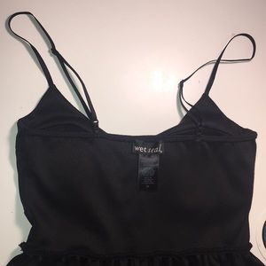 Wet Seal Black Skater Dress